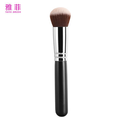 Buy A19 Professional Wood Handle Cosmetic Foundation Brush Custom Logo online manufacture