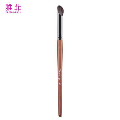 Buy TOUCH UP 30 Nose Shadow Brush Custom Logo Animal Hair Copper Ferrule Wooden Handle Premium Quality OEM ODM Factory online manufacture