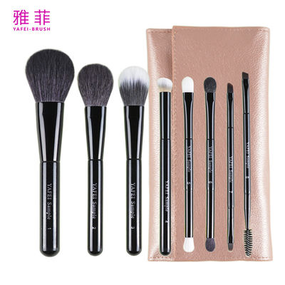 Buy 286A18508 8 Pieces Professional Makeup Brush Set With Bag Contour Powder Concealer Blush online manufacture