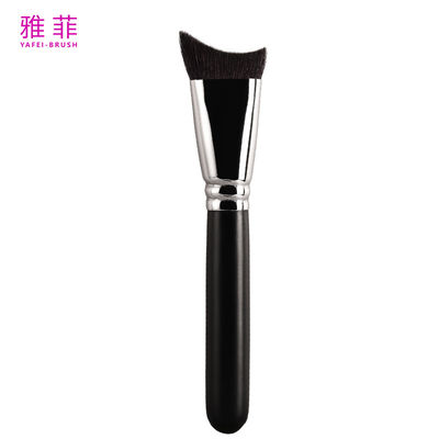A81 Oblique Angled Shadow Brush Single Wool Powder Blush Brush Cruelty free