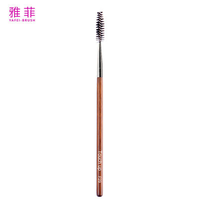 F29 Synthetic Hair Facial Makeup Brushes Curl Eyelash Brush With Wood Handle