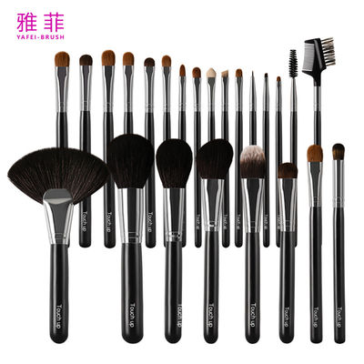 151A43224 24PCS Professional OEM ODM Makeup Brush Set With Makeup Bag Animal Hair Customize Factory