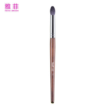 TOUCH UP 11 Professional Fingertip Smudge Single Nature Hair Wood Handle Eyeshadow Blending Brushes