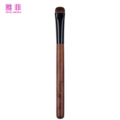 T10 Eyeshadow Eyebrow Black Pony Hair Professional Makeup Brush Multi-Functional Wood Handle
