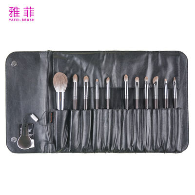 88A21212 Animal Hair Natural Hair Private Label Custom Luxury Goat Hair Professional Makeup Brushes Set