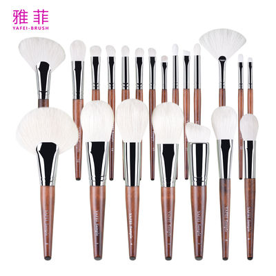 282A18023 Luxury 23pcs Make Up Brushes Animal Hair Professional Makeup Brush Set Private Label Custom Logo