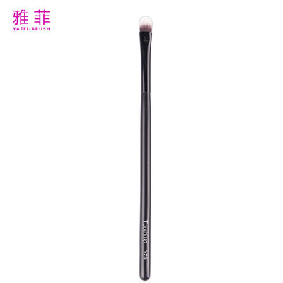 Classic white-and-brown nylon hair eyeshadow brush, OEM/ODM Services Available-Product Code: Y25