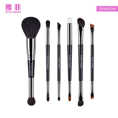 Medium Tongue-Shaped Classic Sable Hair Blending Brush, OEM/ODM Services Available-Product Code: 14