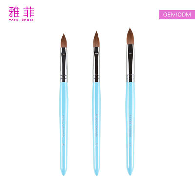 Medium Tongue-Shaped Classic Sable Hair Blending Brush, OEM/ODM Services Available-Product Code: 9