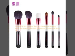 291A00706 Hot Products 6pcs Wooden Handle Makeup Brush Set Accept OEM ODM Professional Private Label Brush Set