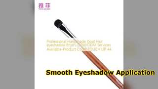 Handmade Goat Hair Eyeshadow Brush OEM ODM