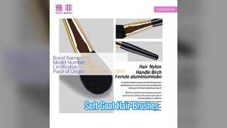 Goat Hair Makeup Brushes Soft Precision Application